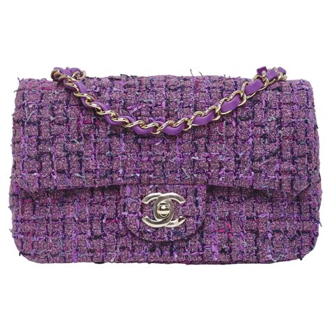 chanel mini purple bag|Chanel 2022 Classic New Mini Flap Bag .